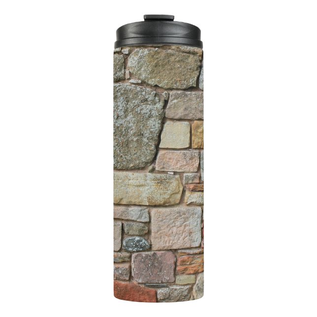 Wall old banner web header mortar thermal tumbler (Front)