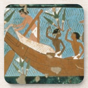 Wall painting from the tomb of Ipuy, Thebes, depic Coaster