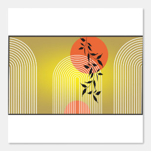 Wall paper print art