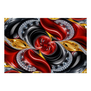 Wall poster with German Colours Design