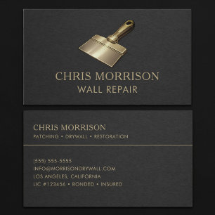 Wall Repair Professional Business Card