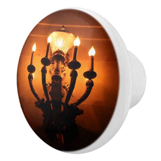 Wall Sconce Antique Aesthetic  Ceramic Knob (Right)