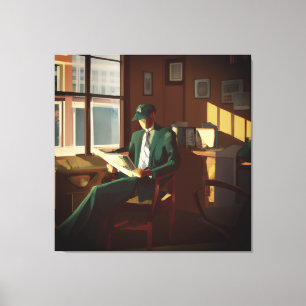 Wall Street Analyst Canvas Print