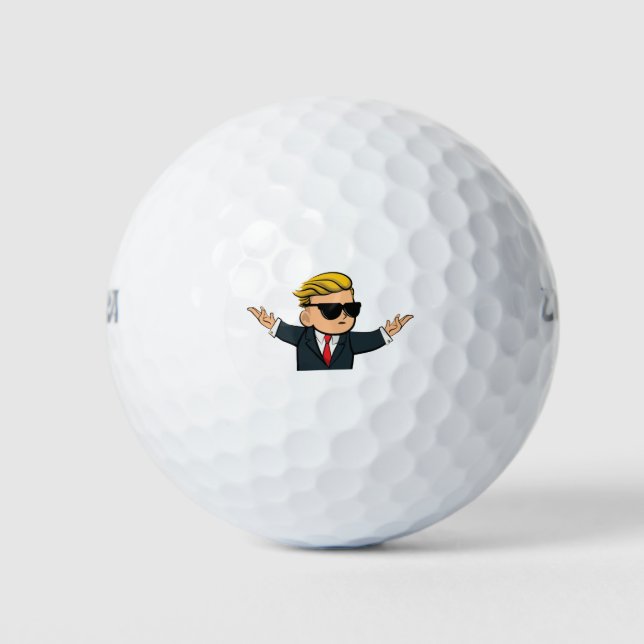 Wall Street Bets Guy Golf Balls (Front)