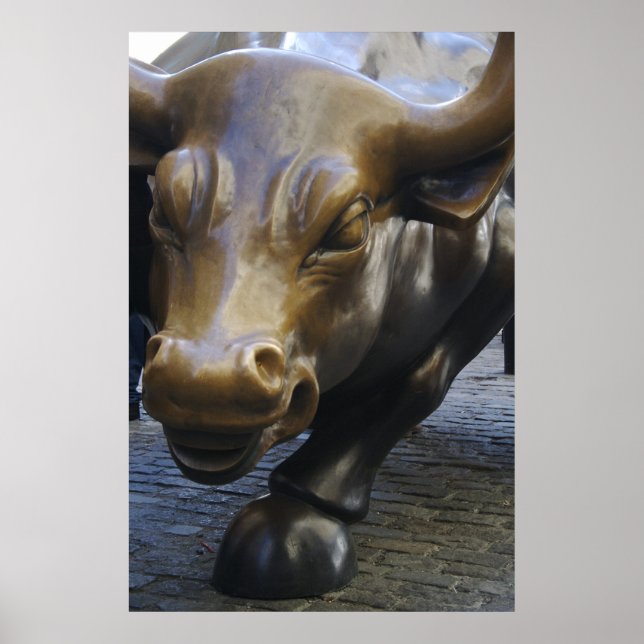 Wall Street Bull Poster (Front)