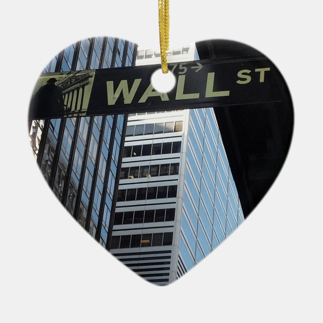 Wall Street Ceramic Tree Decoration (Front)