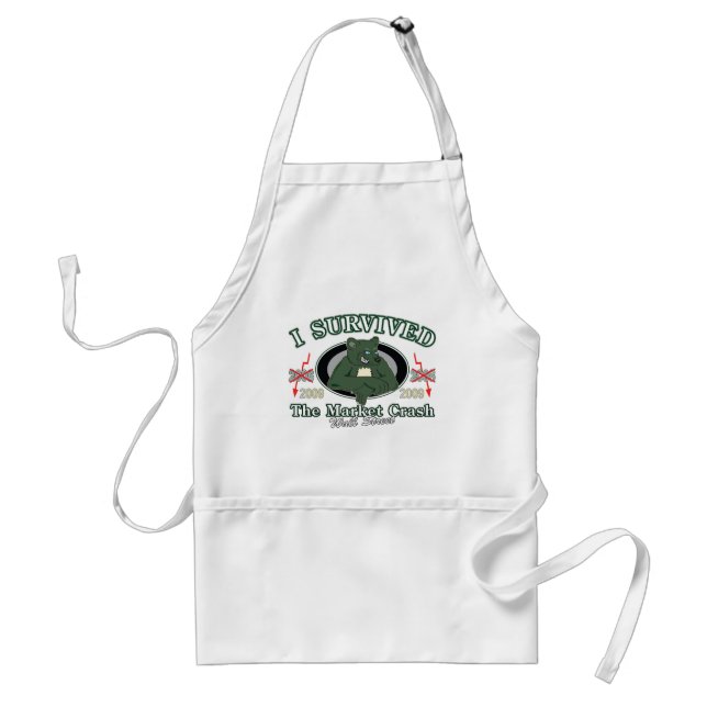 Wall-street/I Survived the Market Crash Standard Apron (Front)
