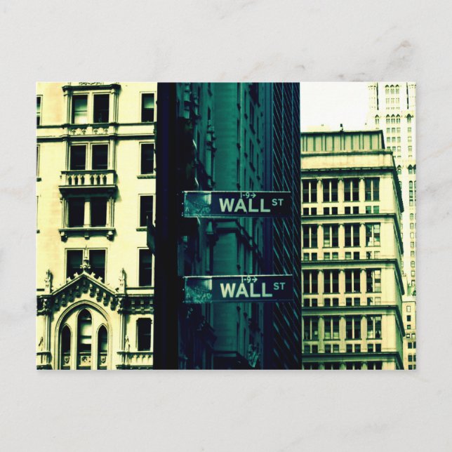 Wall Street Postcard (Front)