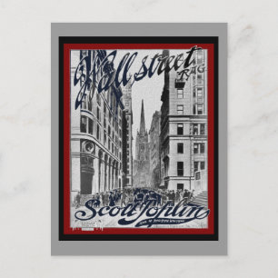 Wall Street Scott Joplin Postcard