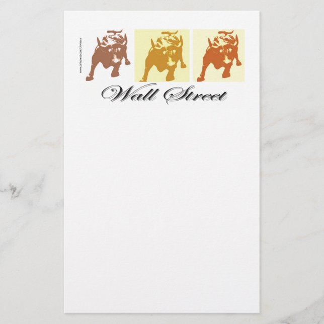 Wall Street Stationery (Front)