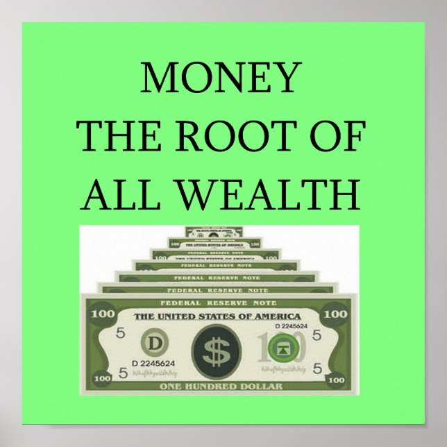 wall street stock ,market investor poster (Front)