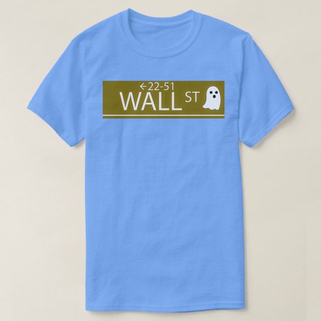 Wall street with baby Ghost T-Shirt (Design Front)