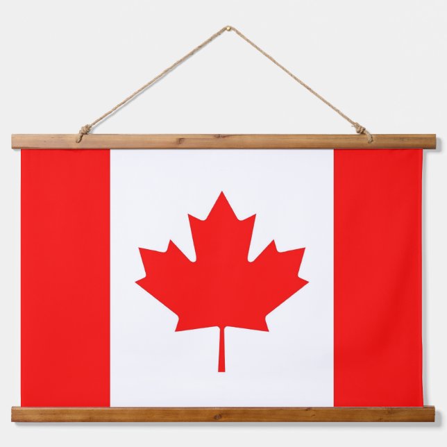 Wall Tapestry with flag of Canada (Front)