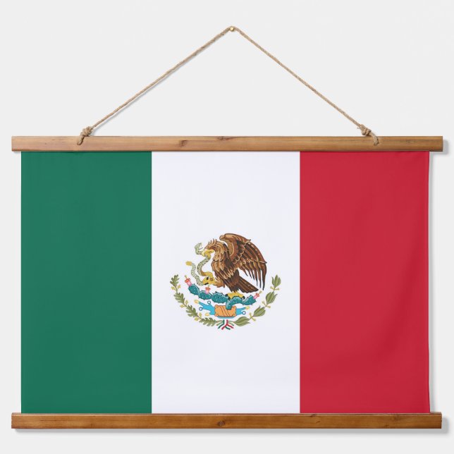 Wall Tapestry with flag of Mexico (Front)