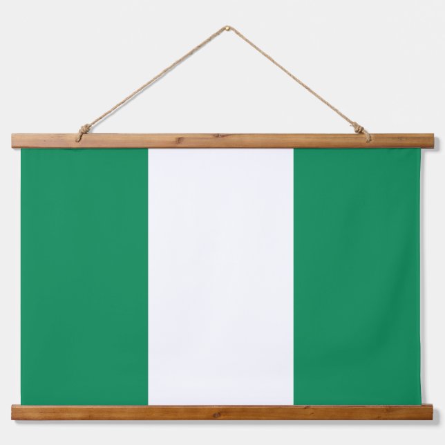 Wall Tapestry with flag of Nigeria (Front)