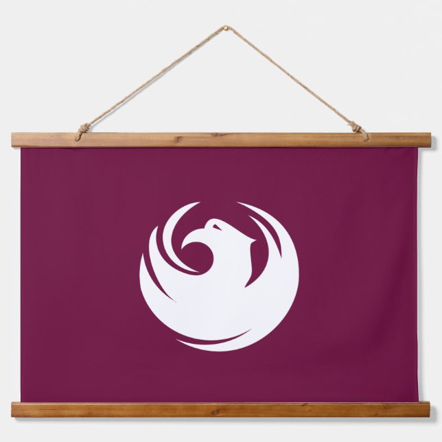 Wall Tapestry with flag of Phoenix, Arizona (Front)