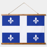 Wall Tapestry with flag of Quebec, Canada