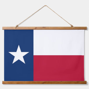 Wall Tapestry with flag of Texas State, U.S.A.