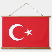 Wall Tapestry with flag of Turkey