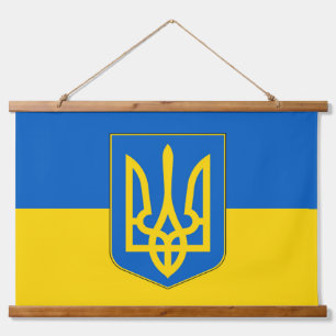 Wall Tapestry with flag of Ukraine