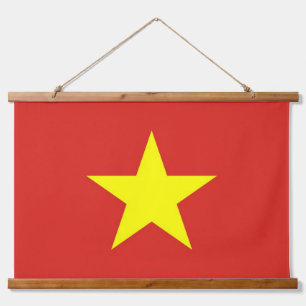Wall Tapestry with flag of Vietnam