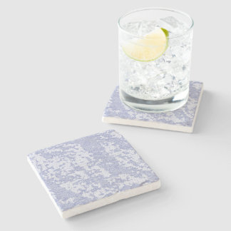 Wall Texture Overlay, Pastel Colors Stone Coaster