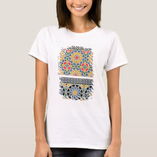 Wall tiles from the mihrab of the Mosque of Cheykh T-Shirt