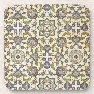 Wall tiles of Qasr Rodouan, from 'Arab Art as Seen Coaster