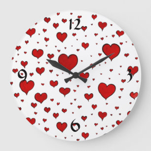 Wall To Wall Love Wall Clock