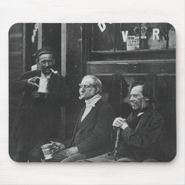 Wall Workers from 'Street Life in London' Mouse Pad (Front)