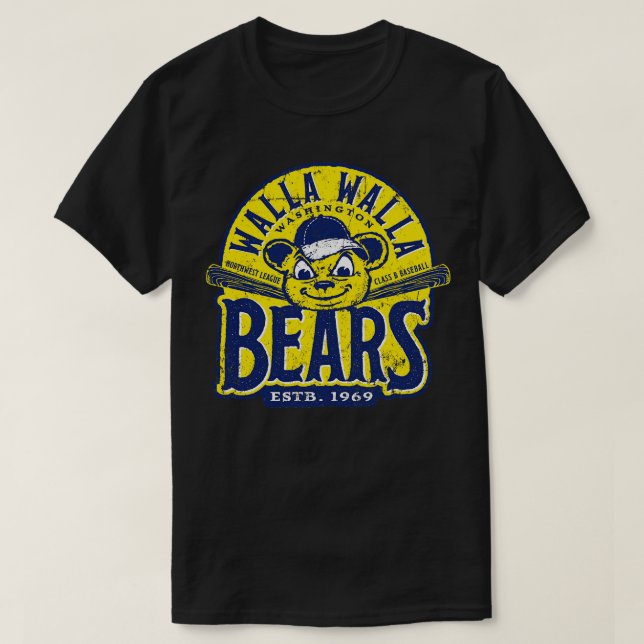 Walla Walla Bears Baseball T-Shirt (Design Front)