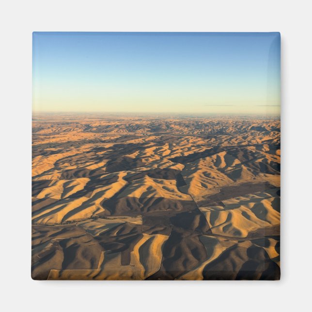 Walla Walla wine country from aloft Magnet (Front)