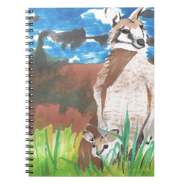 Wallabies Spiral Notebook (Front)