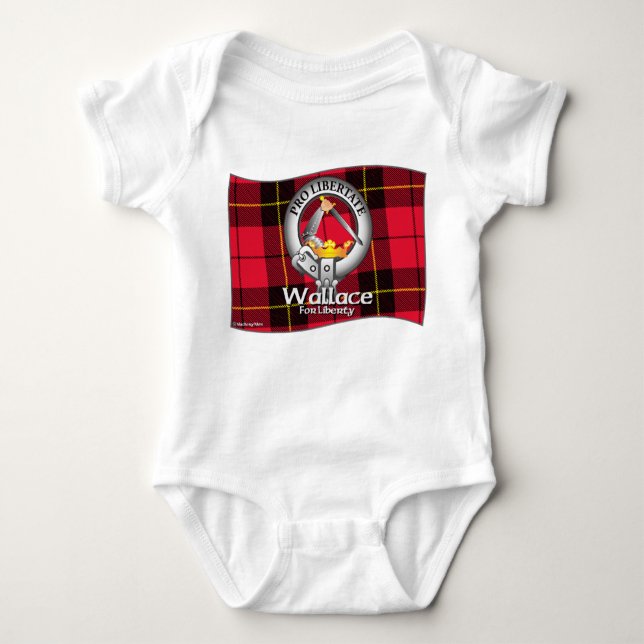 Wallace Clan Baby Bodysuit (Front)