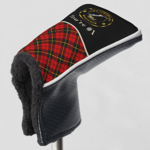 Wallace Clan Crest Personalised Putter Golf Head Cover