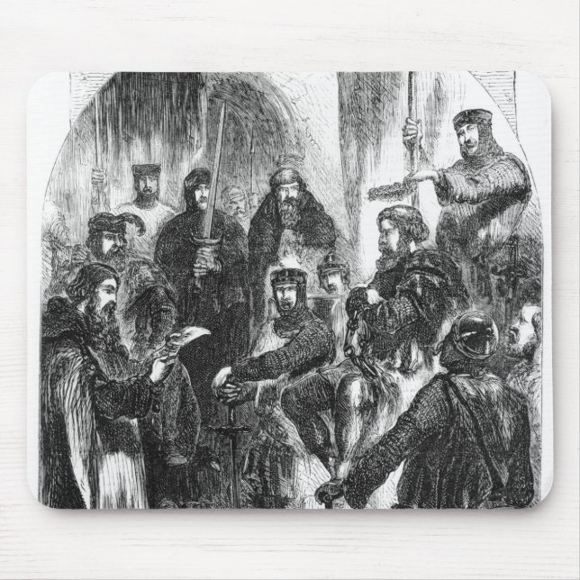Wallace Crowned with Laurel in Westminster Hall Mouse Pad (Front)