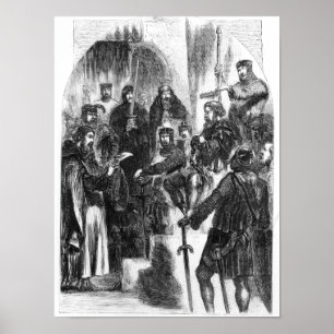 Wallace Crowned with Laurel in Westminster Hall Poster