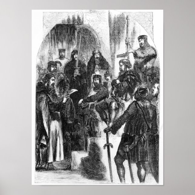 Wallace Crowned with Laurel in Westminster Hall Poster (Front)