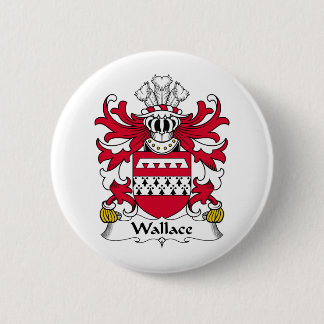 Wallace Family Crest 6 Cm Round Badge