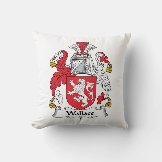 Wallace Family Crest Cushion (Front)
