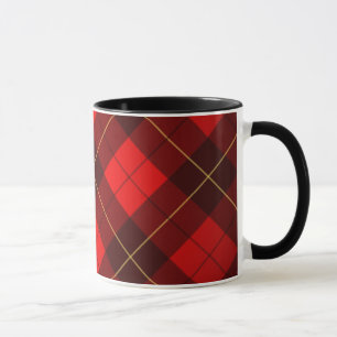 Wallace tartan background mug