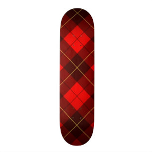 Wallace tartan background skateboard