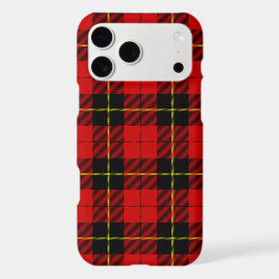 Wallace tartan red black plaid
