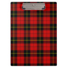 Wallace tartan red black plaid