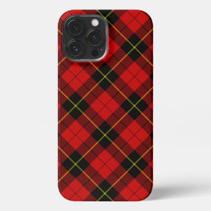Wallace tartan red black plaid iPhone 13 pro max case