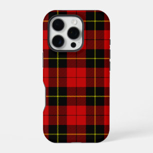 Wallace tartan red black plaid iPhone 16 pro case