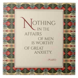 Waller Pattern w/ Quote  Tile