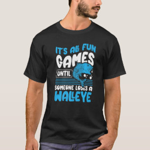 Walleye Fisherman Fishing Freshwater Fish Angling T-Shirt