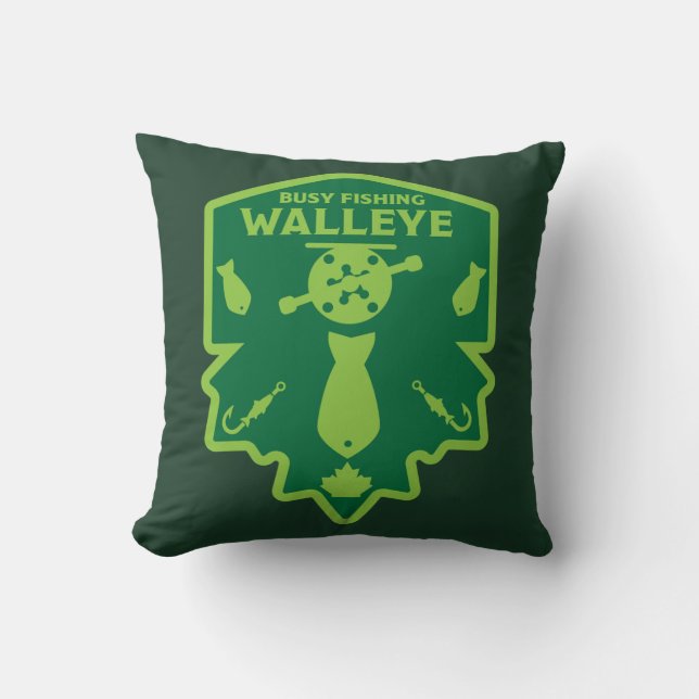 Walleye Fishing Canada Cushion (Front)