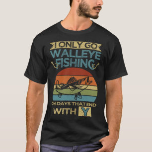 Walleye Fishing & Fisherman Angler T-Shirt